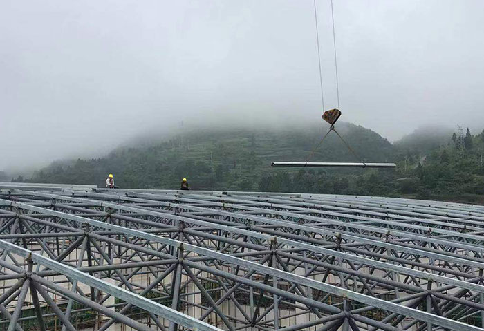 庄河网架施工